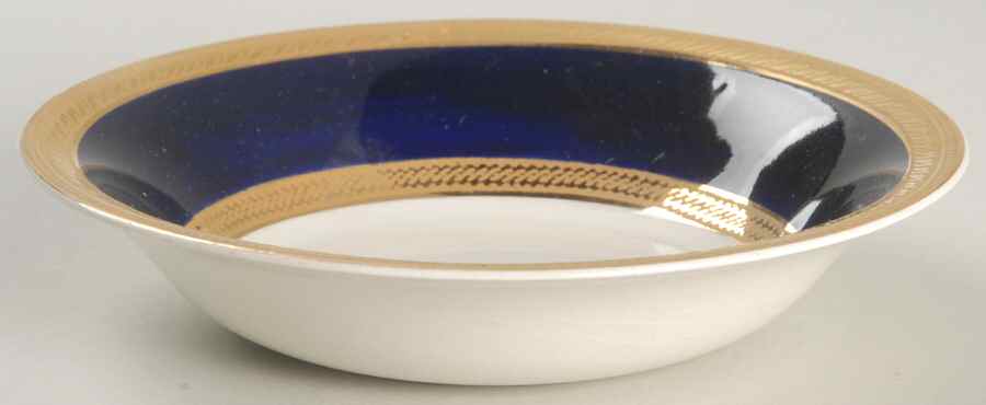 Colfax Cobalt Blue Fruit/Dessert (Sauce) Bowl by Crown Ducal-1