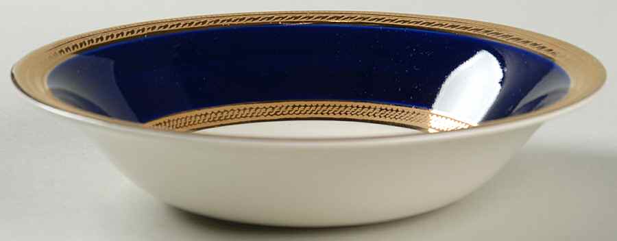 Colfax Cobalt Blue Coupe Cereal Bowl by Crown Ducal-1