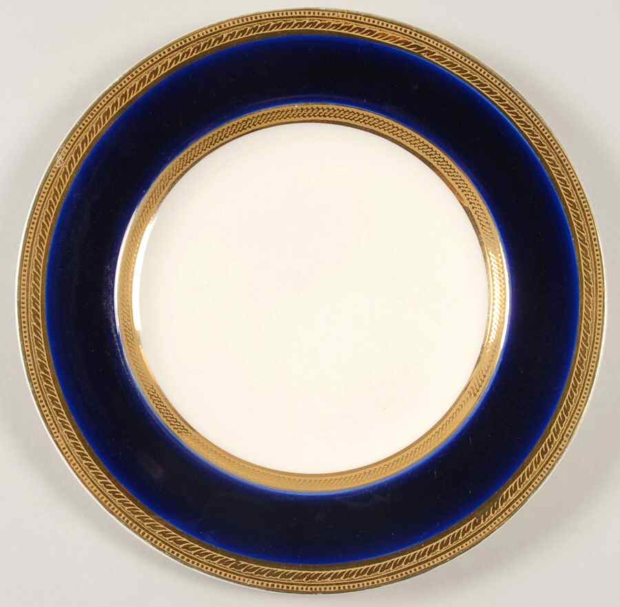 Colfax Cobalt Blue Salad Plate by Crown Ducal-1
