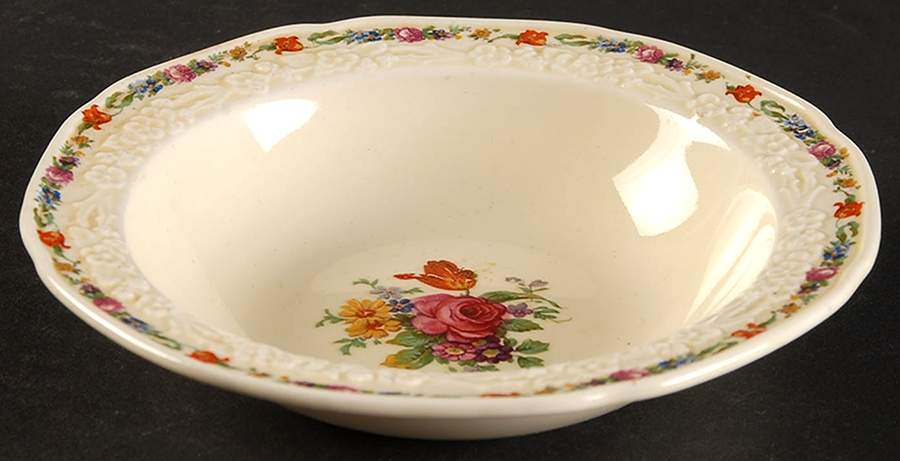 CRD1 Rim Fruit/Dessert (Sauce) Bowl by Crown Ducal-1