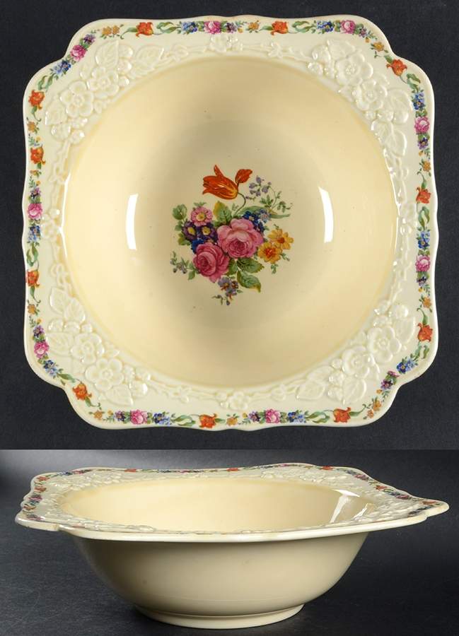 CRD1 8" Round Vegetable Bowl by Crown Ducal-1