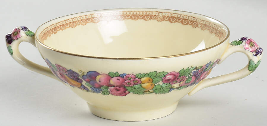 CRD15 Flat Cream Soup Bowl by Crown Ducal-1