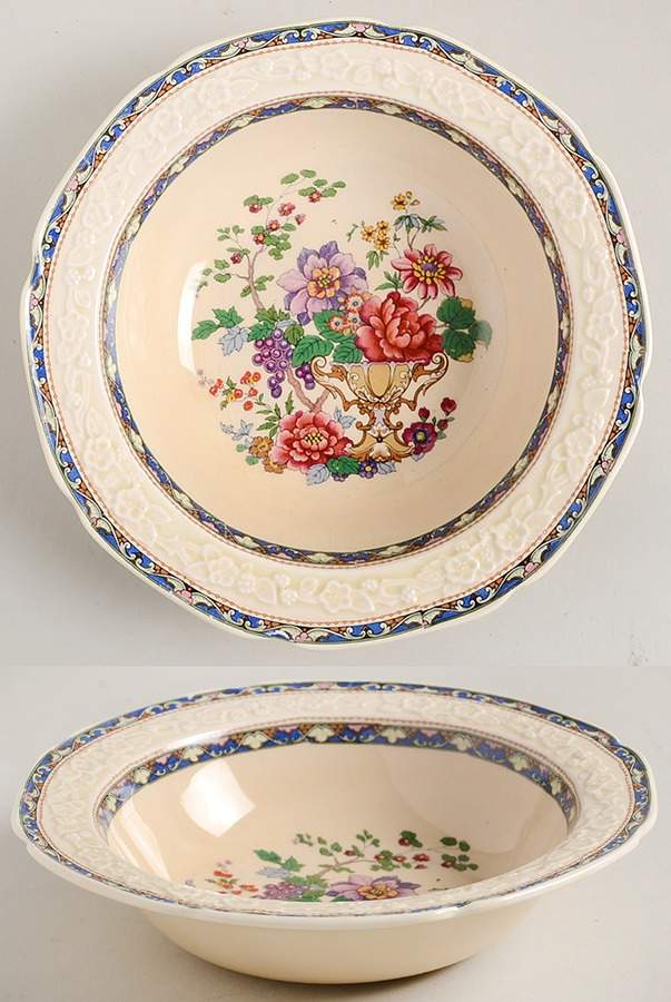 CRD19 Rim Cereal Bowl by Crown Ducal-1
