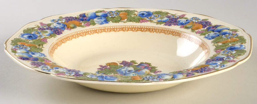 1954 Rim Soup Bowl by Crown Ducal-1
