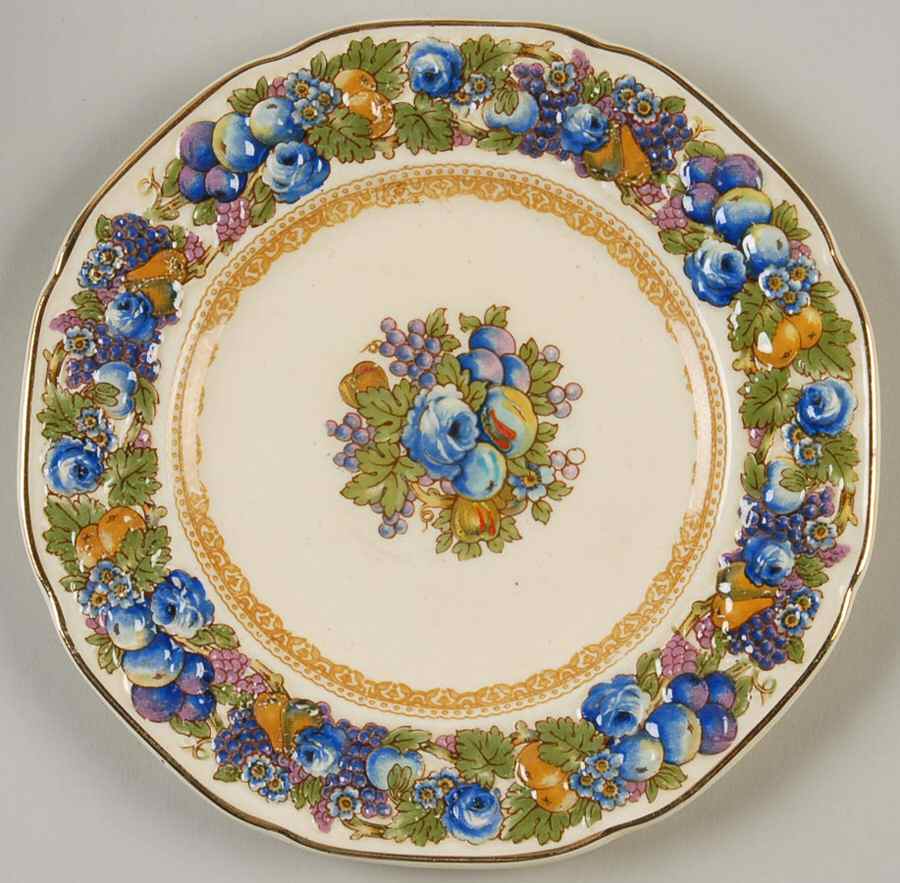 1954 Bread & Butter Plate by Crown Ducal-1