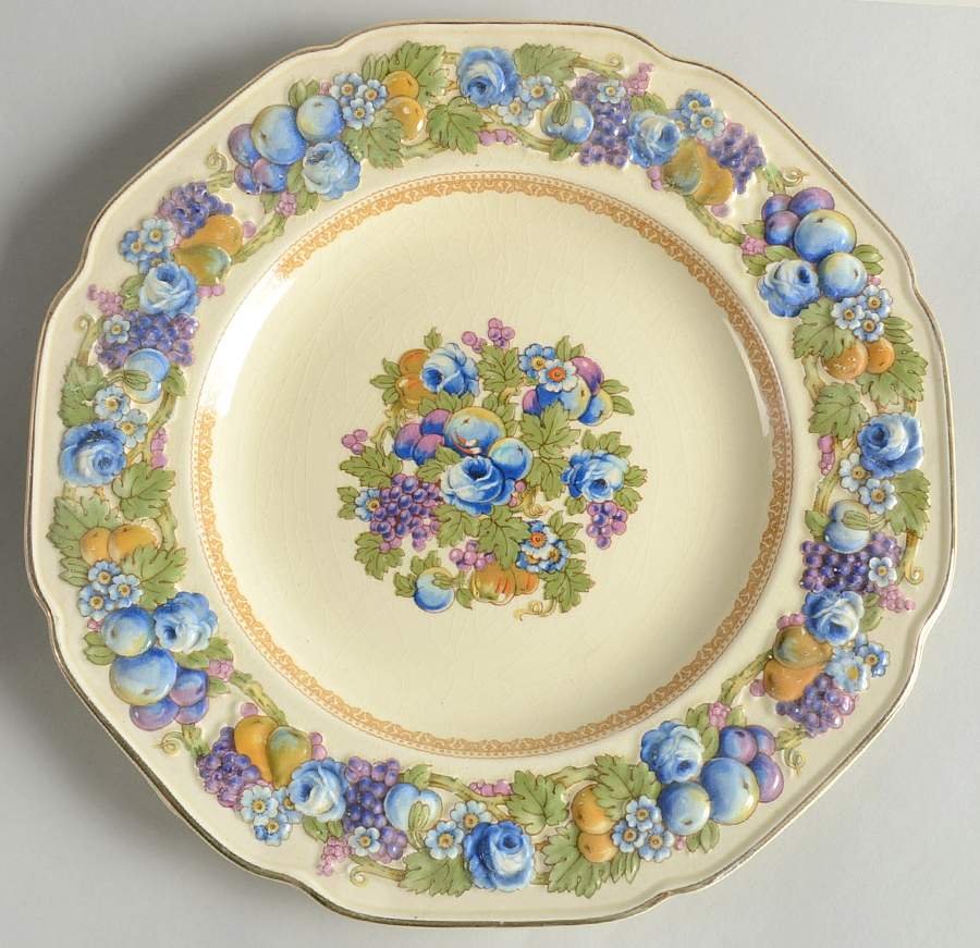 1954 Dinner Plate by Crown Ducal-1