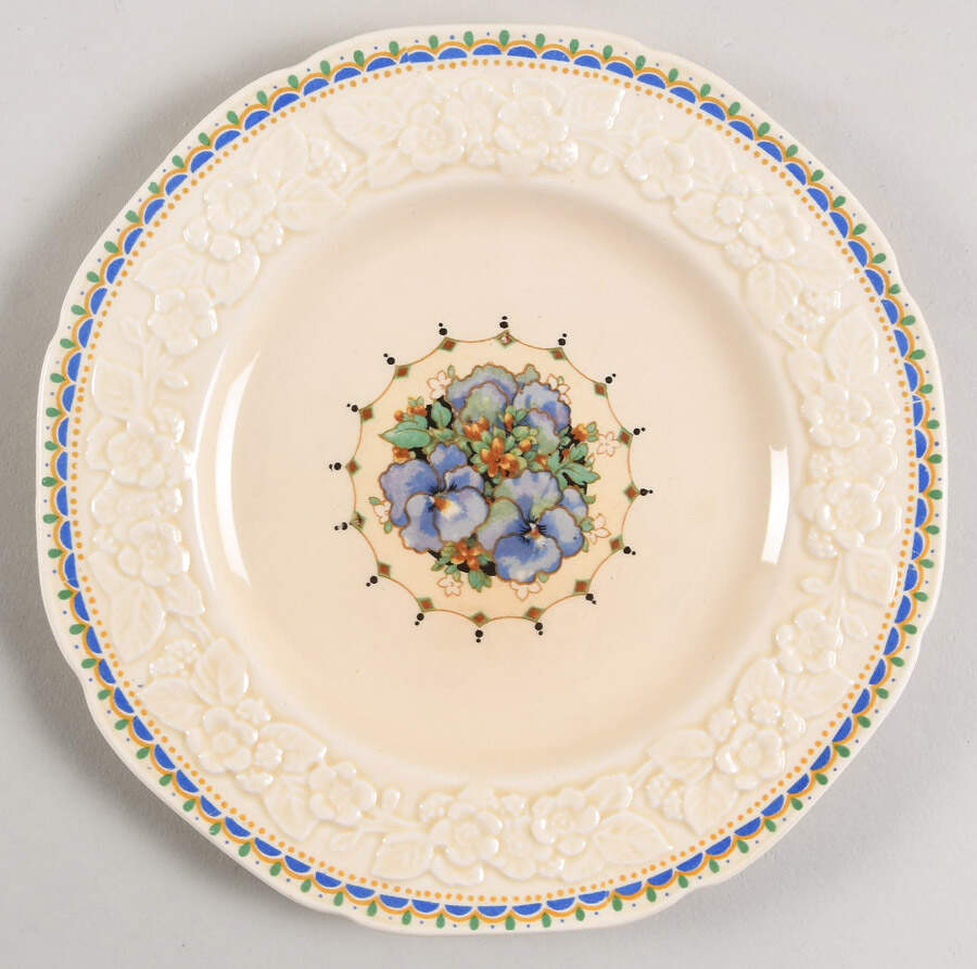 CRD20 Dessert/Pie Plate by Crown Ducal-1