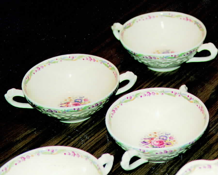 CRD24 Flat Cream Soup Bowl by Crown Ducal-1