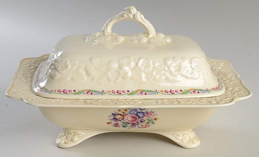 CRD24 Rectangular Covered Vegetable by Crown Ducal-1