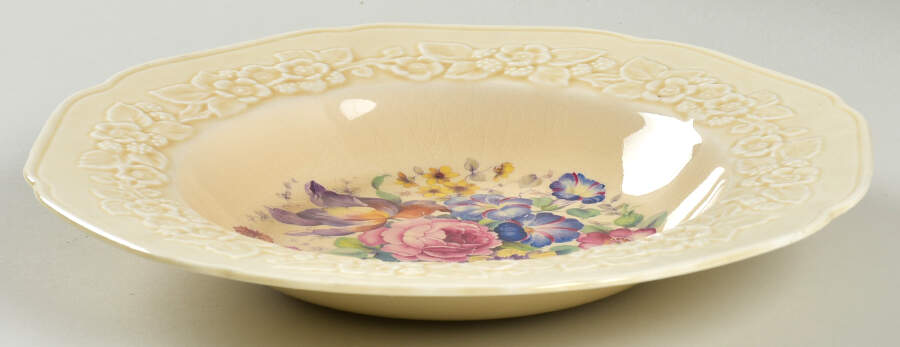CRD3 Large Rim Soup Bowl by Crown Ducal-1