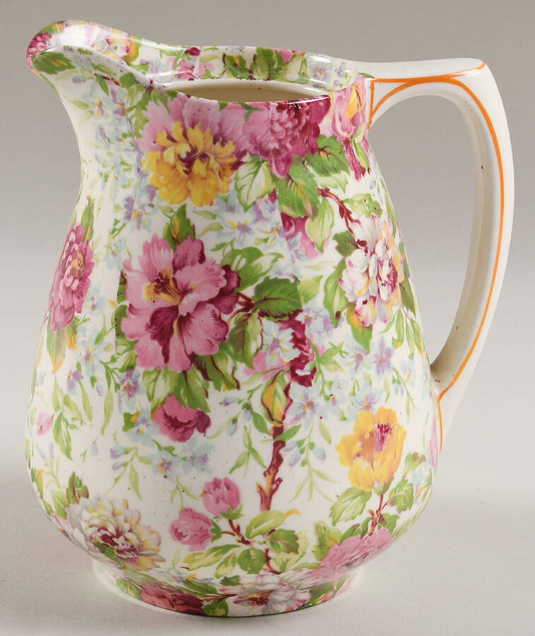 Peony Small Coffee Pot No Lid by Crown Ducal-1