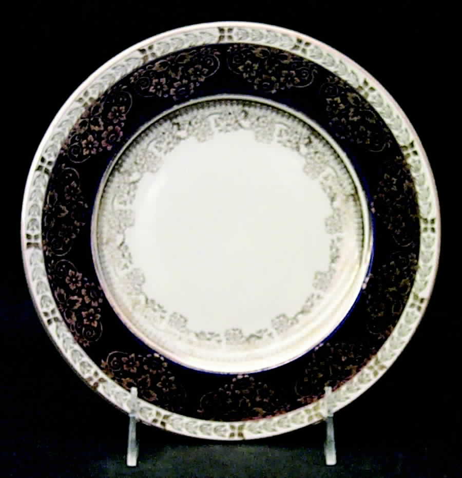 6107 (Blue) Salad Plate by Crown Ducal-1
