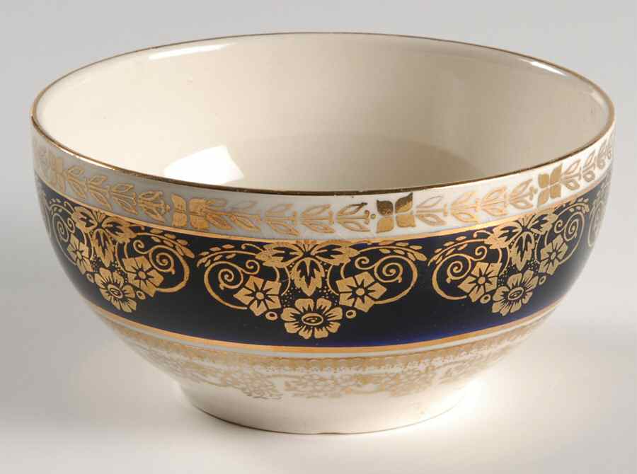 6107 (Blue) Cranberry Bowl by Crown Ducal-1
