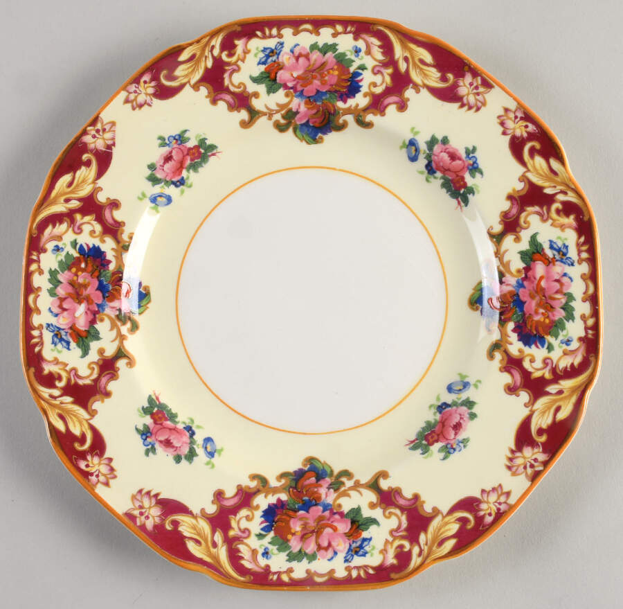 CRD38 Salad Plate by Crown Ducal-1