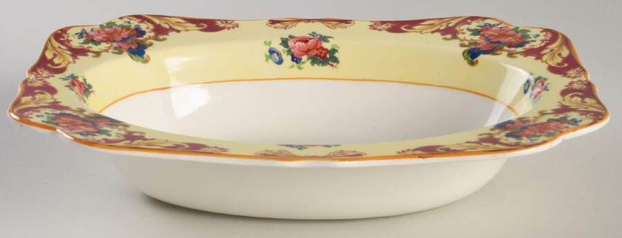 CRD38 9" Oval Vegetable Bowl by Crown Ducal-1