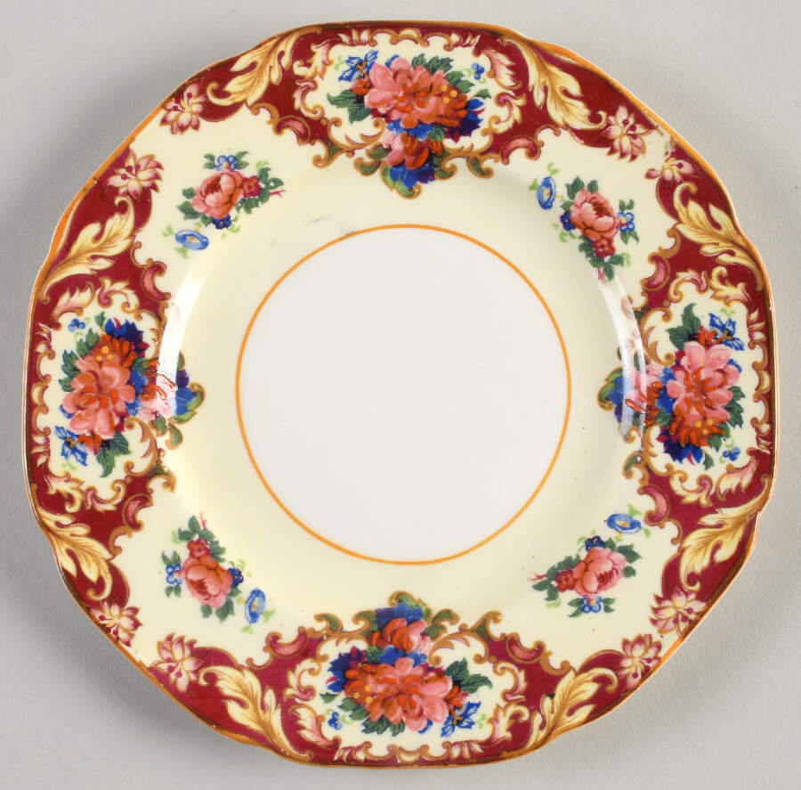 CRD38 Bread & Butter Plate by Crown Ducal-1