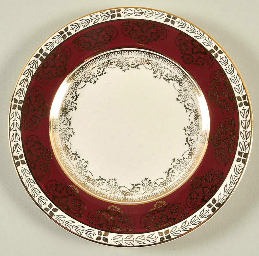 CRD45 Bread & Butter Plate by Crown Ducal-1