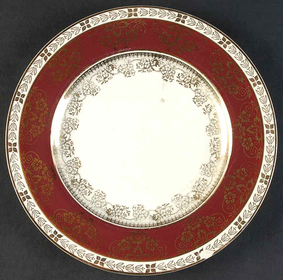 CRD45 Salad Plate by Crown Ducal-1