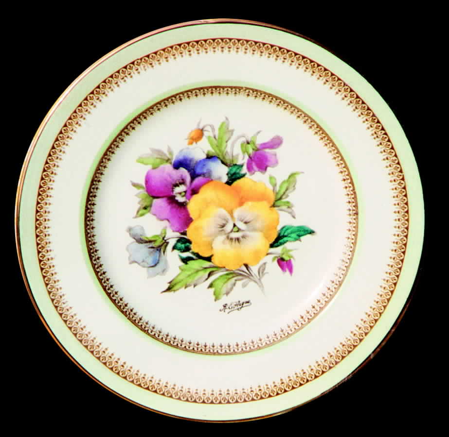 CRD52 Salad Plate by Crown Ducal-1