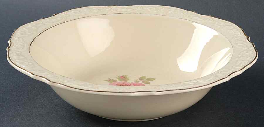 Rose Marie (Pink) 8" Round Vegetable Bowl by Crown Ducal-1