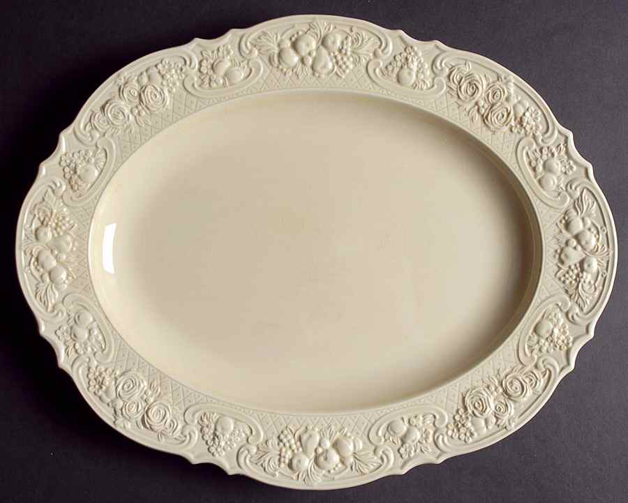 CRD6 14" Oval Serving Platter by Crown Ducal-1