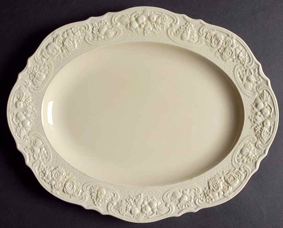 CRD6 12" Oval Serving Platter by Crown Ducal-1