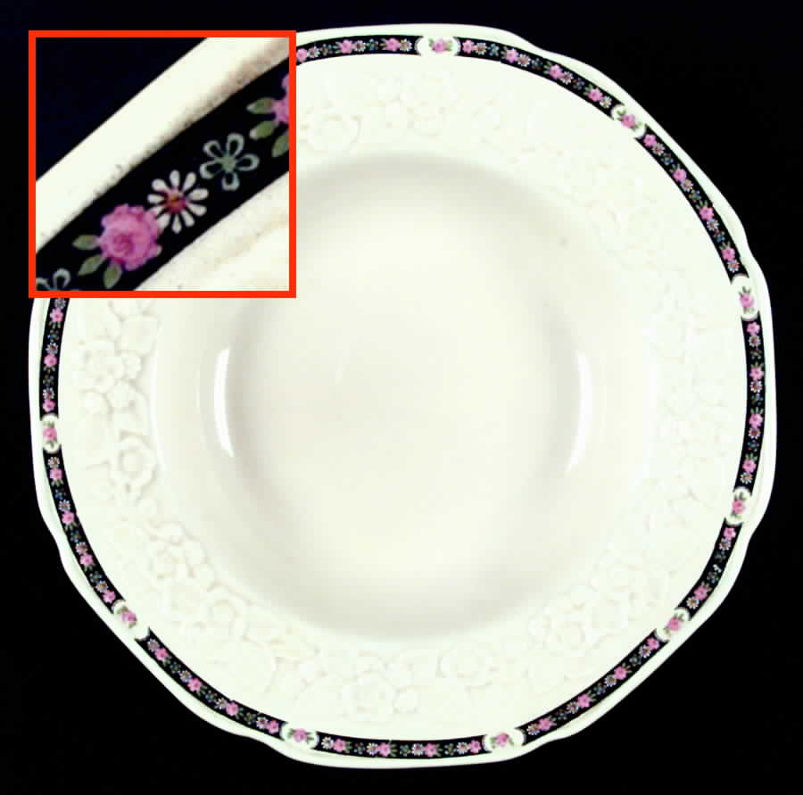 CRD81 Rim Soup Bowl by Crown Ducal-1