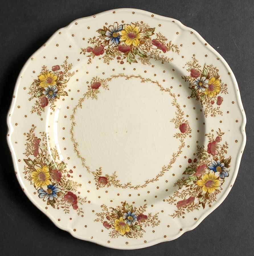 Devon Salad Plate by Crown Ducal-1