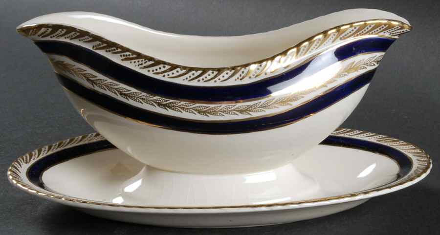 Duchess Gravy Boat with Attached Underplate by Crown Ducal-1
