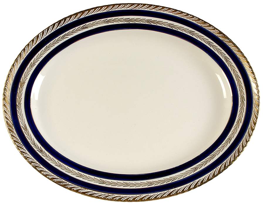 Duchess 12" Oval Serving Platter by Crown Ducal-1