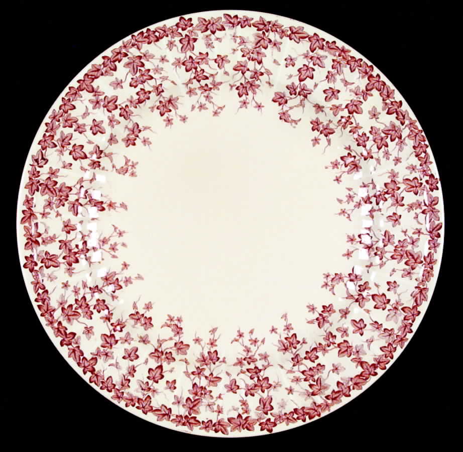 Early English Ivy Brown (Smooth) Dinner Plate by Crown Ducal-1