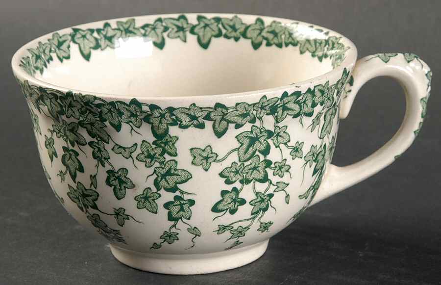 Early English Ivy Green Oversized Cup by Crown Ducal-1