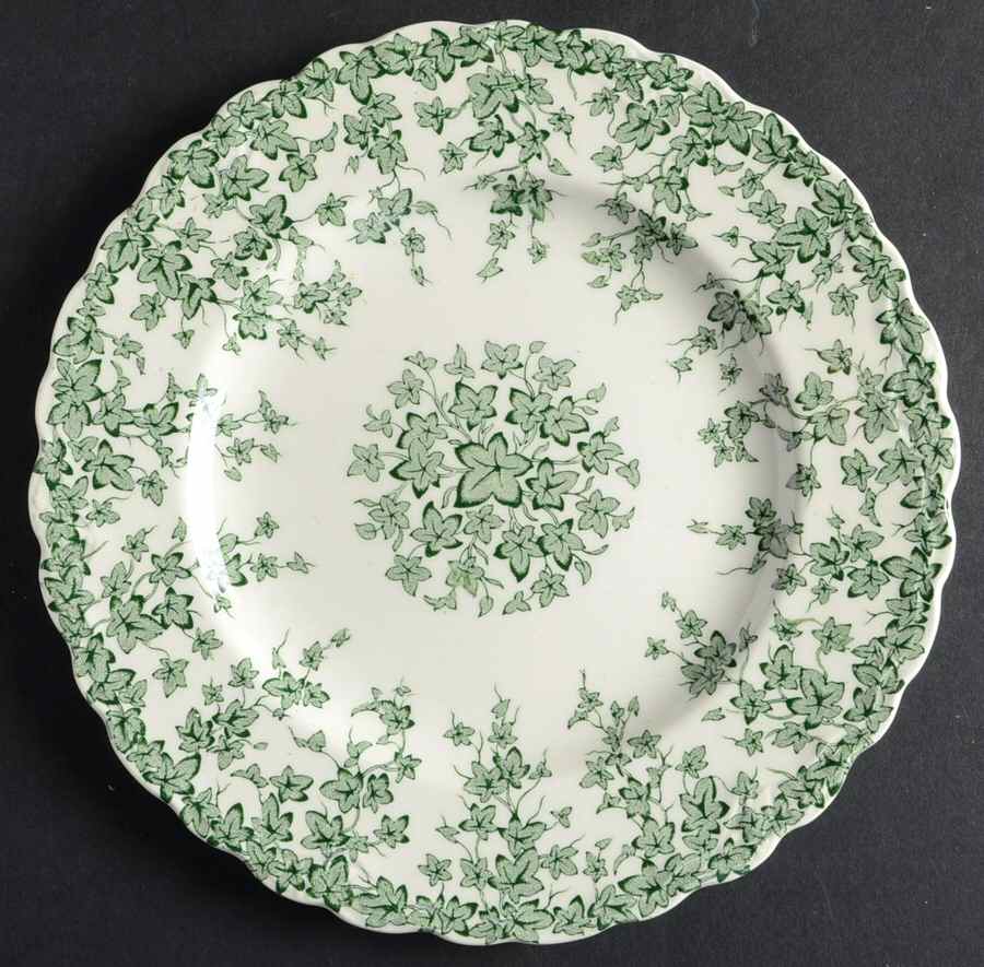 Early English Ivy Green Salad Plate by Crown Ducal-1