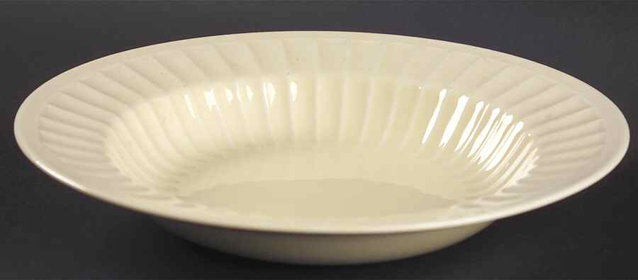 Early English Large Rim Soup Bowl by Crown Ducal-1