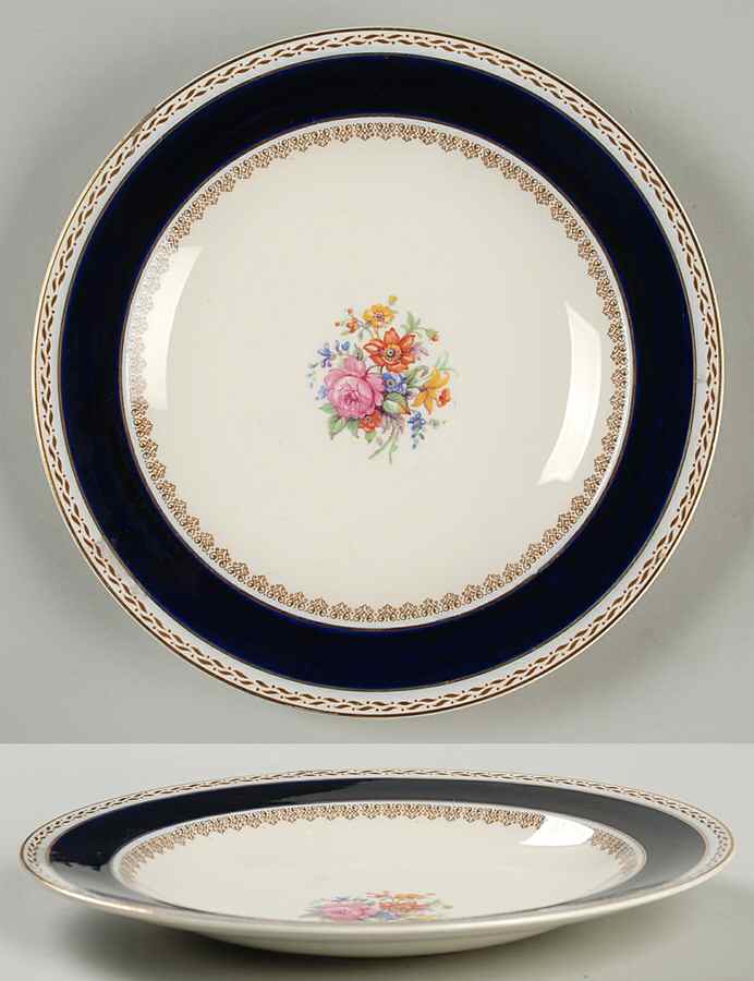 Empress Large Rim Soup Bowl by Crown Ducal-1