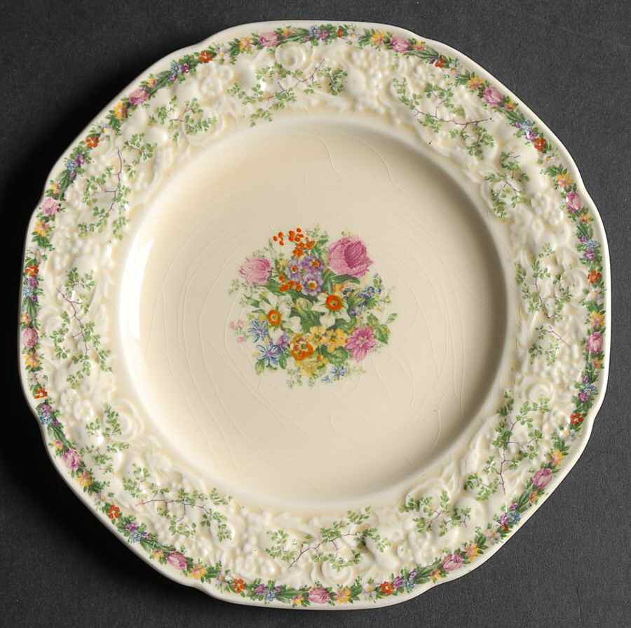 Ferncroft Bread & Butter Plate by Crown Ducal-1