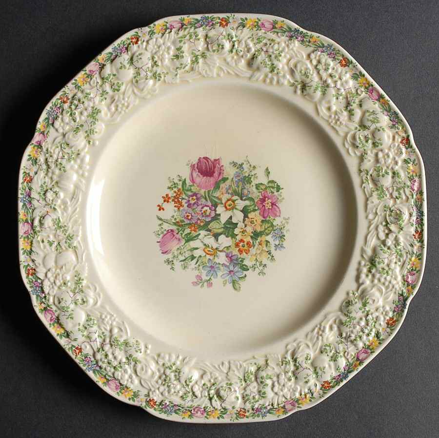 Ferncroft Luncheon Plate by Crown Ducal-1