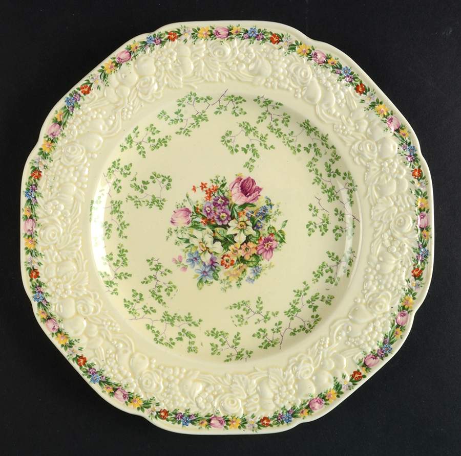 Ferncroft Salad Plate by Crown Ducal-1