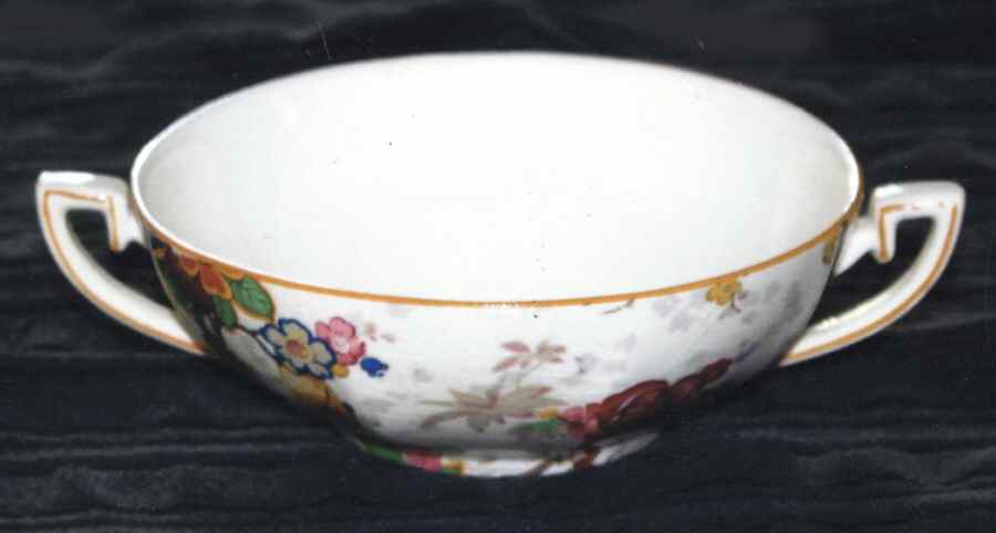 Festival Flat Cream Soup Bowl by Crown Ducal-1