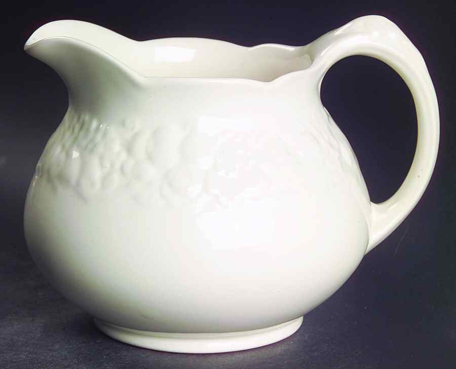 Florentine White 24 Oz Pitcher by Crown Ducal-1