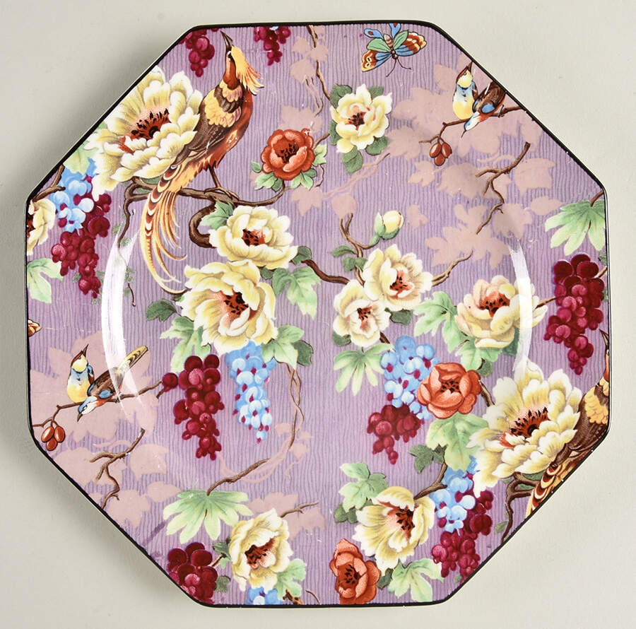 Florida Salad Plate by Crown Ducal-1