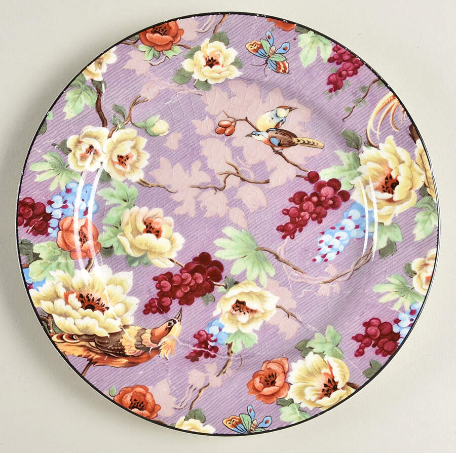 Florida Bread & Butter Plate by Crown Ducal-1