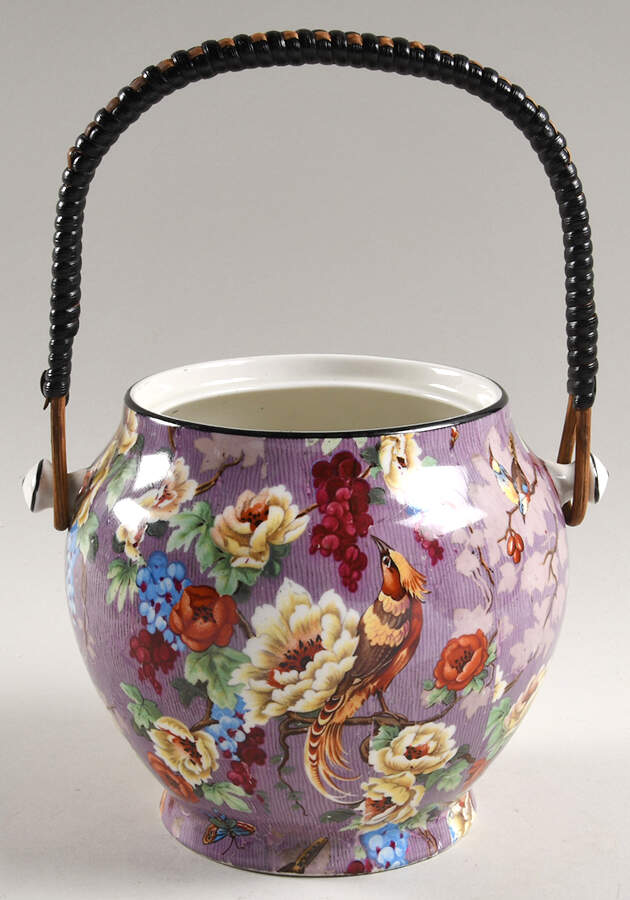 Florida Biscuit Barrel No Lid by Crown Ducal-1