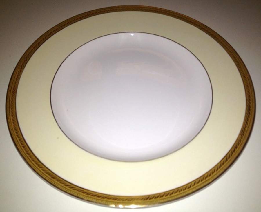 Galway Yellow Dinner Plate by Crown Ducal-1