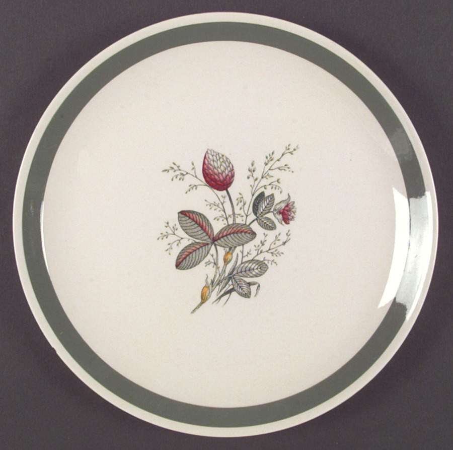Gay Meadow Luncheon Plate by Crown Ducal-1
