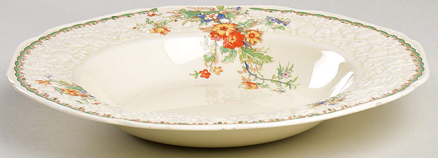 Gwynneth Large Rim Soup Bowl by Crown Ducal-1