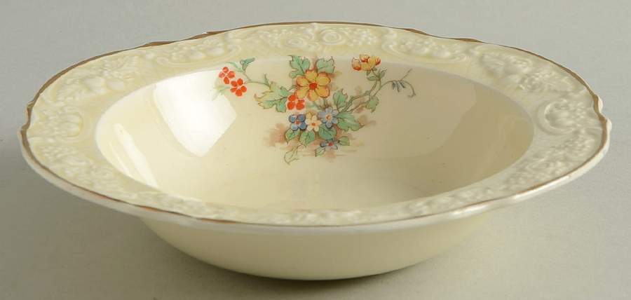 Her Grace Rim Fruit/Dessert (Sauce) Bowl by Crown Ducal-1