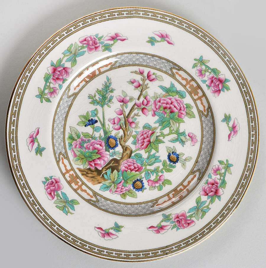 Indian Tree Salad Plate by Crown Ducal-1