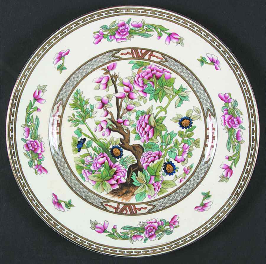 Indian Tree Luncheon Plate by Crown Ducal-1