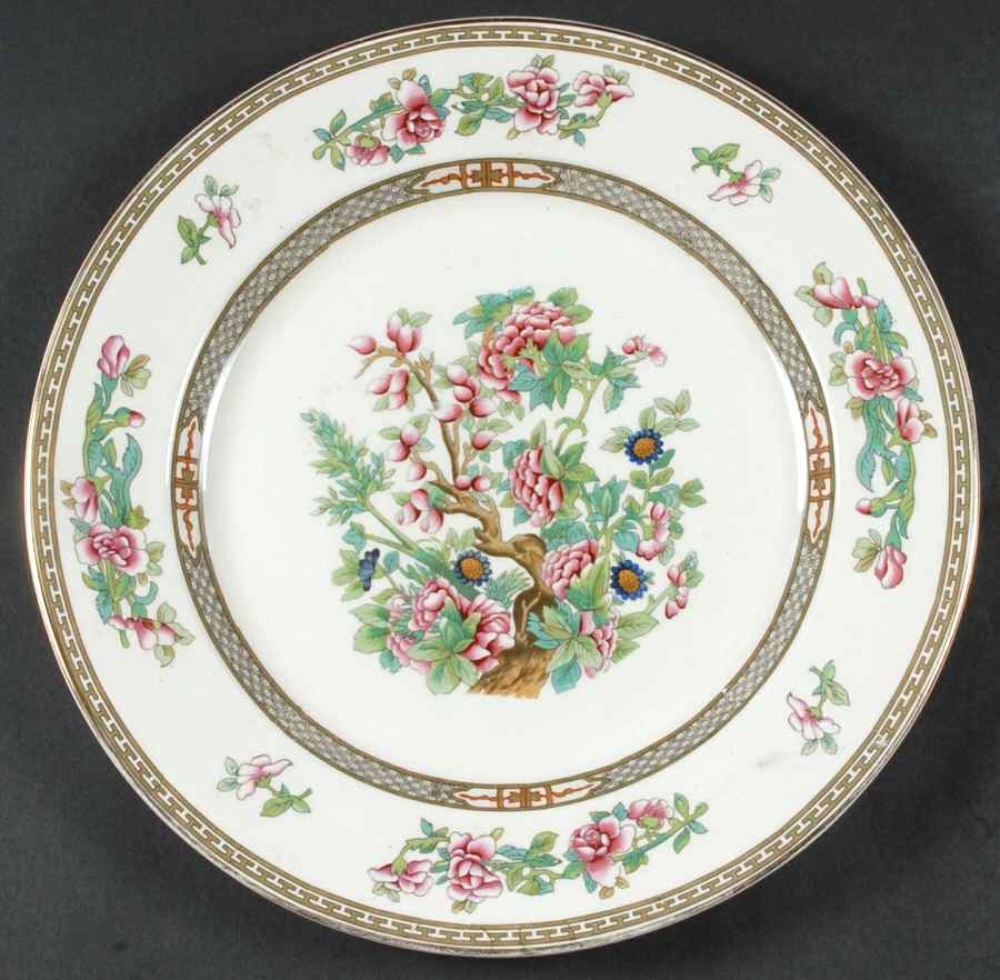 Indian Tree 12" Chop Plate (Round Platter) by Crown Ducal-1